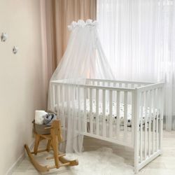  Weiße Betthimmel fürs Babybett 6m, fig. 3 