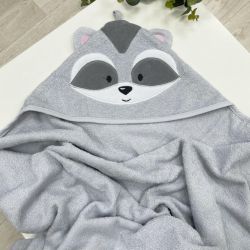  Serviette de bain bébé à capuche "Raton laveur" 100x80 cm, fig. 1 
