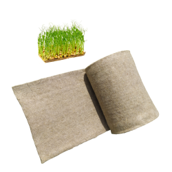 Leinen Anzuchtmatte 100×25 cm – 100 % Naturfaser