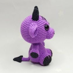  Peluche Baphomet Amigurumi au Crochet – Jouet Bébé Baphomet, fig. 3 