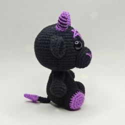  Peluche Baphomet Amigurumi au Crochet – Jouet Bébé Baphomet, fig. 5 