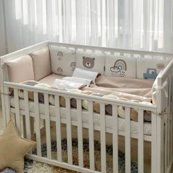 Babybettwäscheset mit Nestchen „Hello“ 14-tlg 100% Baumwolle, fig. 1 