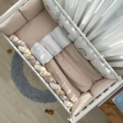  Babybettwäscheset mit Nestchen „Hello“ 14-tlg 100% Baumwolle, fig. 2 