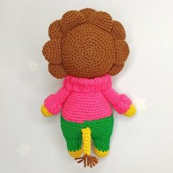  Amigurumi gehäkelte Löwe, Handarbeit, Häkeltier, fig. 1 