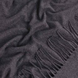  Luxuriöse 100% Kaschmir-Decke Dunkelgrau – Weich, Warm & Leicht, Premium Kuscheldecke 140x200 cm, fig. 2 