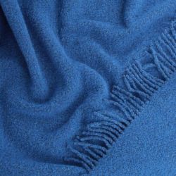  Schafwolldecke Blau 140x200 cm Bouclé-Decke, fig. 2 