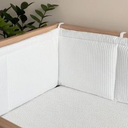  Weiß Bettumrandung für Kinderbett 120x60, 240 cm, fig. 1 