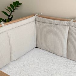  Beige Bettumrandung für Kinderbett 120x60, 240 cm, fig. 1 
