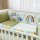  14-teiliges Baby Bettwäsche Set mit Umrandung 'Dino' 100% Baumwolle, fig. 3 