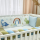  14-teiliges Baby Bettwäsche Set mit Umrandung 'Dino' 100% Baumwolle, fig. 4 