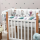  14-tlg Baby Bettwäsche Set mit Umrandung 'Magic Cat' 100% Baumwolle, fig. 1 