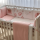  14-teiliges Rosa Bettwäsche-Set mit Umrandung für Kinderbett 100% Baumwolle, fig. 2 