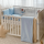 Kinderbettwäsche-Set mit Nestchen 'Baby Teddy' blau