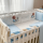  Kinderbettwäsche-Set mit Nestchen 'Baby Teddy' blau 14-tlg 100 % Baumwolle, fig. 1 