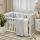 Babybettwäscheset mit Nestchen „Friends“ grau