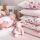  14-tlg Schmetterlinge Bettwäsche-Set für Babybett 60x120 für Mädchen Komplettset, fig. 8 