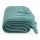  Plaid en bouclé, Couverture en laine de mouton vert menthe 140x200 cm, fig. 1 
