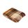  Plaid en laine à carreaux marron et beige 140×200 cm – 100% pure laine de mouton de Nouvelle-Zélande, fig. 1 