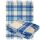  Plaid en laine à carreaux bleus, 140 x 200 cm, 100 % peau de mouton de Nouvelle-Zélande, fig. 2 