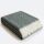 Dark Green 100% Wool Throw Blanket with White Fringe, 140x200 cm (55x79 in)