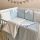  Babybett Komplettset SHINE Baby-Baumwoll-Bettwäsche-Set mit Bettumrandung-Kissen, Blau 17-tlg, fig. 10 