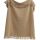  Wool Bouclé Throw Blanket with Fringe – Light Beige, 55x79 in (140x200 cm), fig. 1 