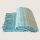  100% Merino Wool Throw Blanket - Teal & Cream Pattern, 140x200 cm (55x79 in), fig. 5 
