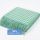  100% Merino Wool Throw Blanket - Teal & Cream Pattern, 140x200 cm (55x79 in), fig. 1 