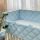  Quilted Crib Bumper Set 60x120 for Baby Boy, Blue/White, 100% Cotton, 360 cm, fig. 1 