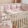  Babybett Komplettset SHINE Baby-Baumwoll-Bettwäsche-Set mit Bettumrandung-Kissen, Rosa 17-tlg, fig. 1 
