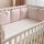  Babybett Komplettset SHINE Baby-Baumwoll-Bettwäsche-Set mit Bettumrandung-Kissen, Rosa 17-tlg, fig. 7 