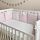  Babybett Komplettset SHINE Baby-Baumwoll-Bettwäsche-Set mit Bettumrandung-Kissen, Rosa 17-tlg, fig. 8 