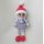 Handmade Knitted Doll gray dress