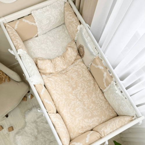 Baby-Bettwäsche-Set mit Nestchen "Mon Cheri"