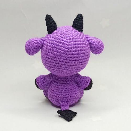  Peluche Baphomet Amigurumi au Crochet – Jouet Bébé Baphomet, fig. 4 