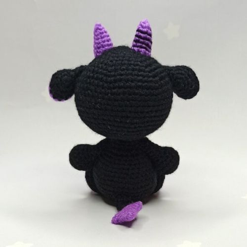  Peluche Baphomet Amigurumi au Crochet – Jouet Bébé Baphomet, fig. 8 