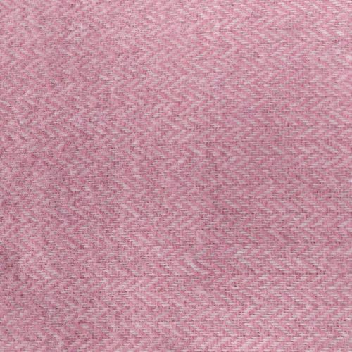  100% New Zealand Wool Throw Blanket – Pink, 140×200 cm (55″×79″) Herringbone, fig. 5 