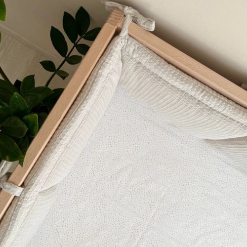  Beige Bettumrandung für Kinderbett 120x60, 240 cm, fig. 3 