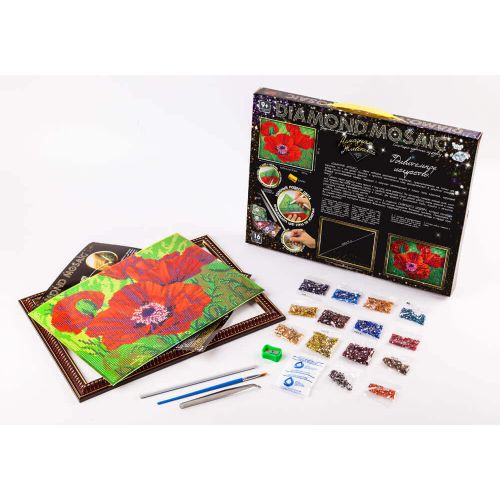 Diamantstickerei Set Rote Blumen kaufen